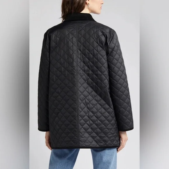 EILEEN FISHER Eggshell Recycled Nylon Coat XXL - Picture 4 of 15